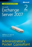 Microsoft Exchange Server 2007 Administrator's Pocket Consultant Second Edition