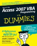 Access 2007 VBA Programming For Dummies