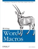 Writing Word Macros