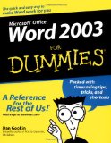 Word 2003 For Dummies