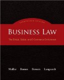 Business Law: The Ethical, Global, and E-Commerce Environment