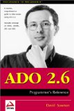ADO 2.6 Programmer's Reference