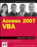Access 2007 VBA Programmer's Reference (Programmer to Programmer)