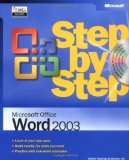 Microsoftu00ae Office Word 2003 Step by Step (Step by Step (Microsoft))