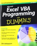 Excel VBA Programming For Dummies