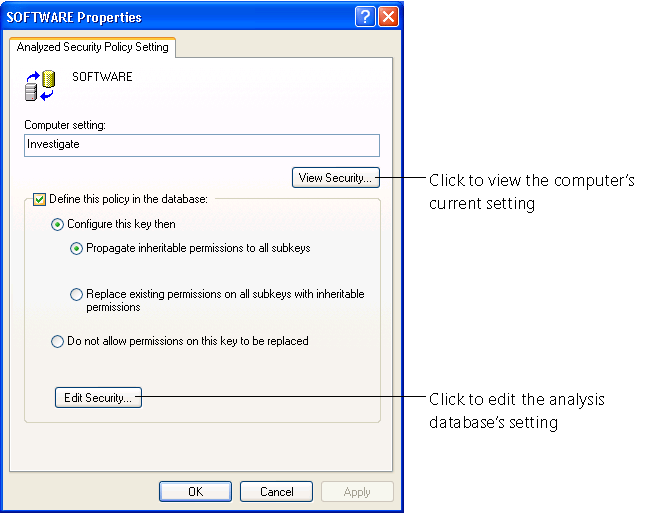 figure 8-5 you can view and edit settings in the registry setting's properties dialog box.