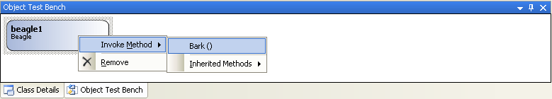figure 6-5 using the object test bench to implement methods