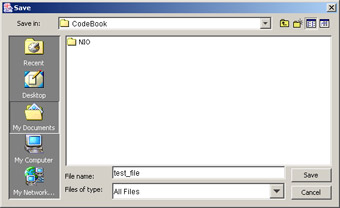 click to expand: this figure shows a save dialog box that allows the end user to save the file at a specified location.