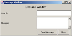 click to expand: this figure shows the user interface of the message window to send messages to any specific end user.