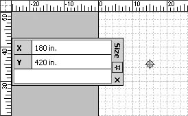 figure 16-26. for precise position, type new x and y values for a selected guide point in the size & position window (choose view, size & position window).