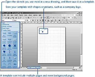 figure 21-16.  you can save the settings and shapes you use most as a reusable template.