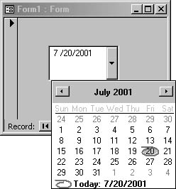 figure 8-34. open the control’s calendar.