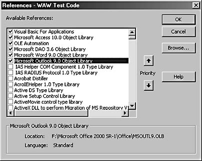 figure a-24.use this dialog box to select the object libraries you need.