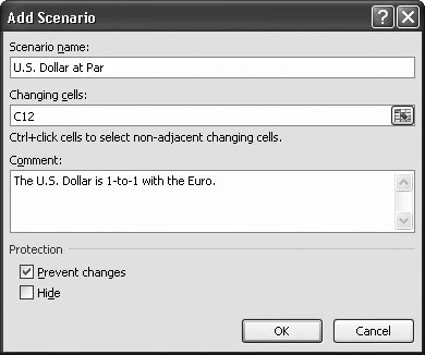 Merge Scenarios Excel 2007