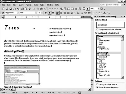 figure 7-1. in word, any content followed by a paragraph mark is considered a paragraph.