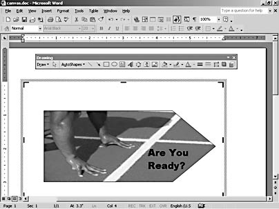figure 16-20. you can use graphics images to create a custom fill.