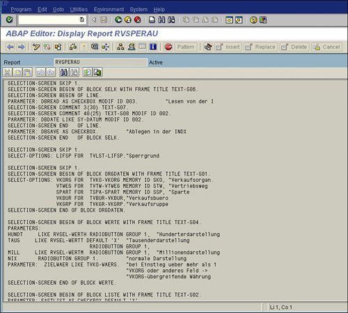 Sample Abap Programs In Sap