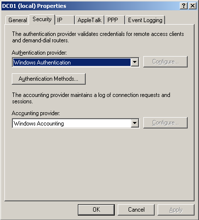 figure 9-8 the security tab of the properties dialog box