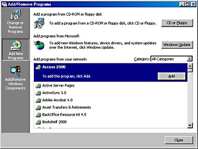 graphic a-14. a utility in windows 2000.