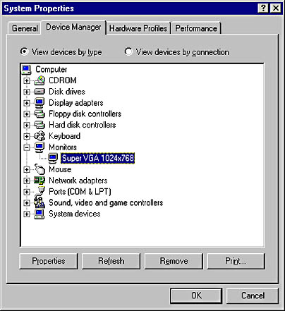 graphic d-16. device manager.