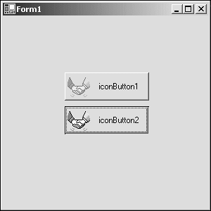 figure 4.8. the iconbutton image disabled and enabled.