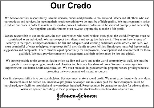 Jnj Credo