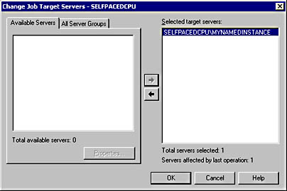  figure 13.62 - selecting target servers from the list. 