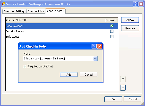 figure 2-9 creating a new check-in note