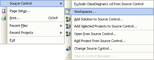 figure 6-9 accessing version control from the main menu