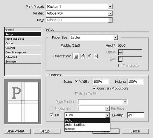 Tiling Pages InDesign CS4 for Macintosh and Windows: Visual QuickStart Guide
