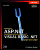 microsoft asp.net programming with microsoft visual basic .net version 2003 step by step