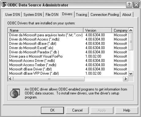 MS Access Datenbank Treiber Windows 7