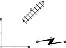 figure 22-4. you can tell these are 1-d shapes, because each has a begin point and endpoin.