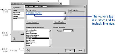 figure 27-28. you can use the edit tag formats command to customize the appearance of tags.