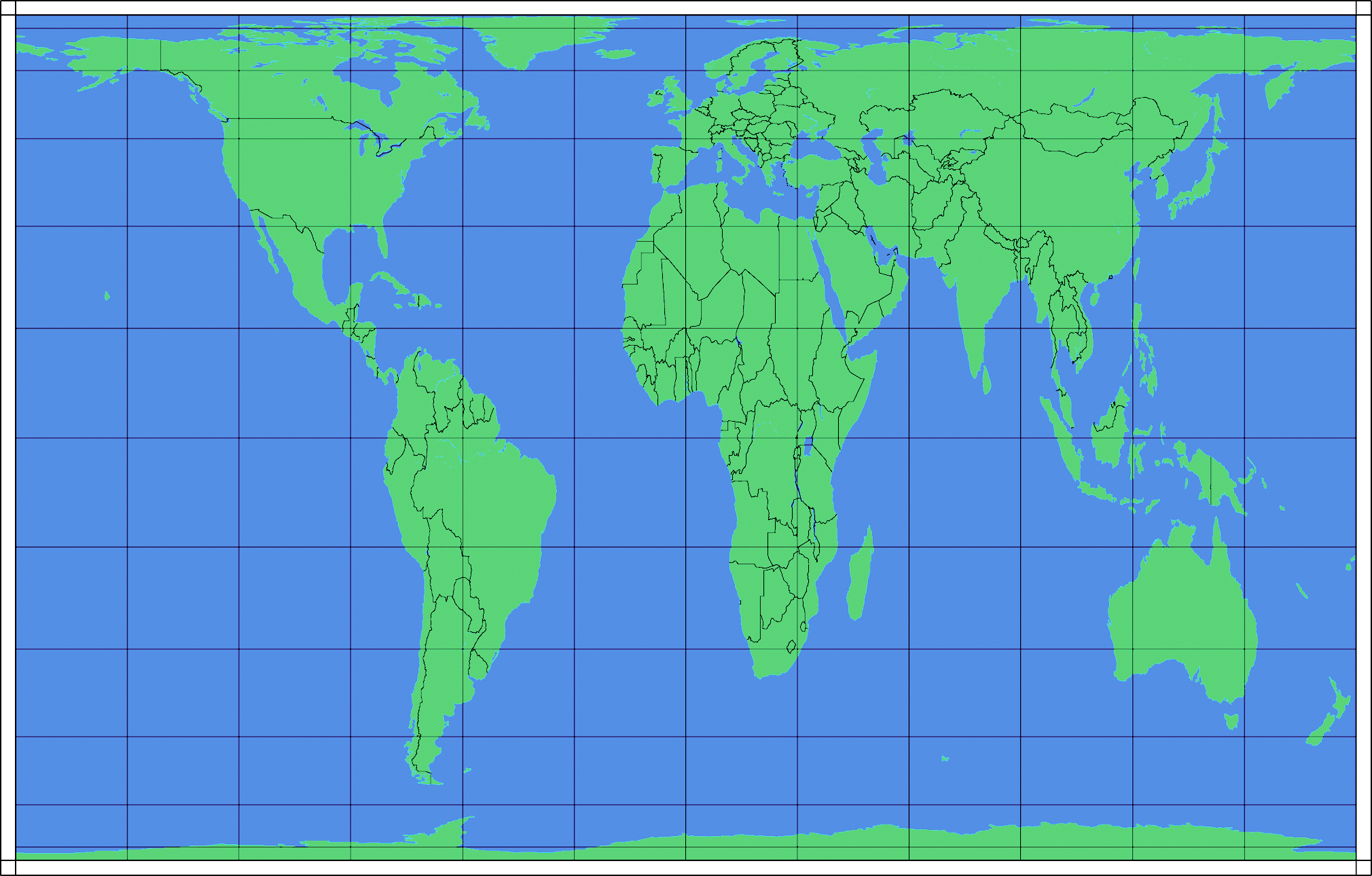 Масштаб карты материков. Карта проекции Галла Петерса. Карта в реальном масштабе без искажений.