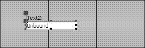 figure 8-27.the text box is now positioned under the label component.