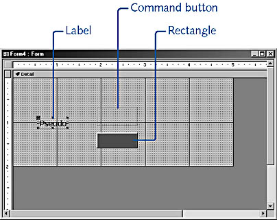 figure 8-28. you need three components to create a colored command button.