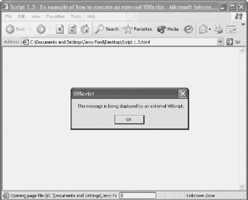 vbscript referenced displayed externally dialog pop figure box