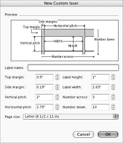 Creating Labels | MIcrosoft Word 2004 for Mac OSX. Visual QuickStart Guide