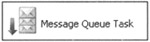 ></span> The <i>Message Queue task</i> lets us send a Microsoft Message Queue (MSMQ) message to a different Integration Services package or to the message queue of another application. This messaging can be used to provide coordinated, but asynchronous, processing between various tasks. A message can be any of the following:</p>  <ul> <li> <p>a data file</p> </li> <li> <p>the contents of one or more variables</p>  </li> <li> <p>a string</p> </li> </ul> <p>We must create an MSMQ Connection Manager in the Connections tray to specify the MSMQ queue to use with this task. The Message Queue Task Editor dialog box is shown in Figure 7-41.</p>  <p> <span><img border= image from book