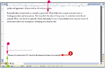 difference between footnote and endnote in ms word