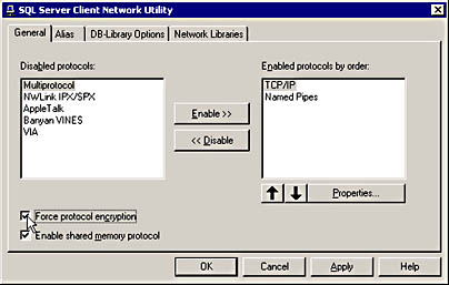 figure 13.1-enabling packet encryption for all enabled protocols.