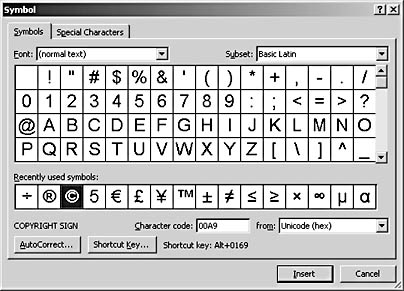 figure 5-11. the symbols tab in the symbol dialog box has been revamped to make symbol selection easier.
