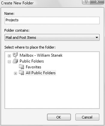 microsoft exchange public folder access
