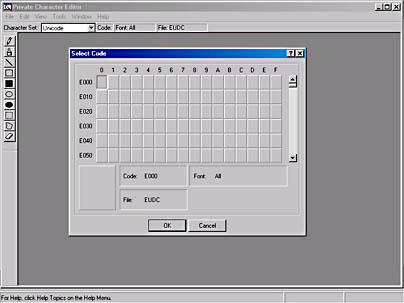 private character editor bitmap