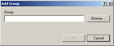 figure 3-7 the add group dialog box