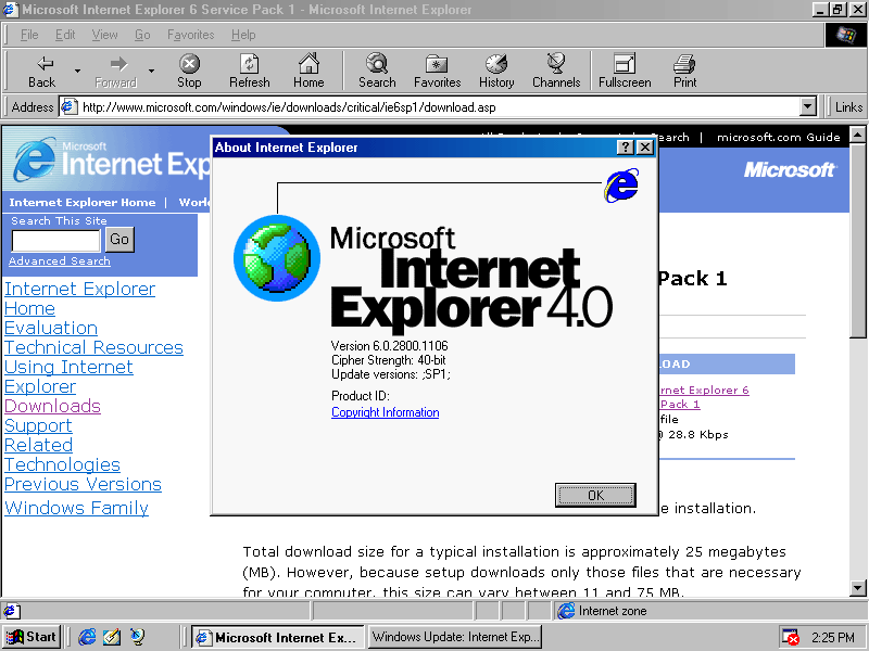 figure 7-1 windows 95 and windows 98 shipped with 40-bit security