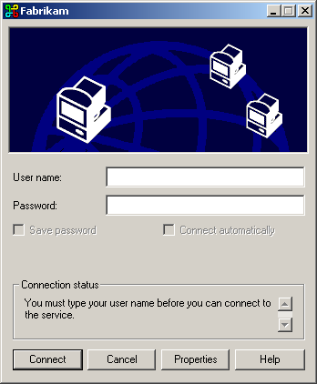 figure 9-27 the connection manager dialog box