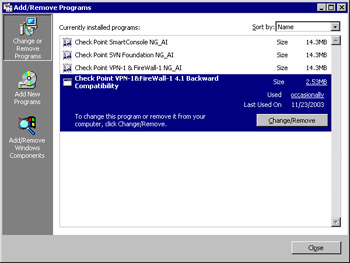 what is check point vpn in my firewall