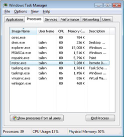 windows terminal services web access